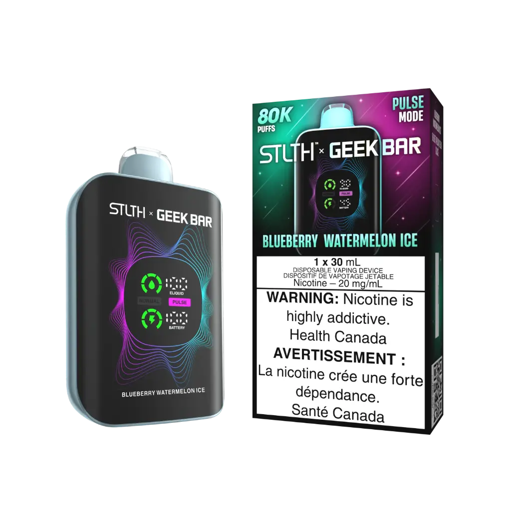 STLTH X GEEKBAR 80K (30ML) - BLUEBERRY WATERMELON ICE