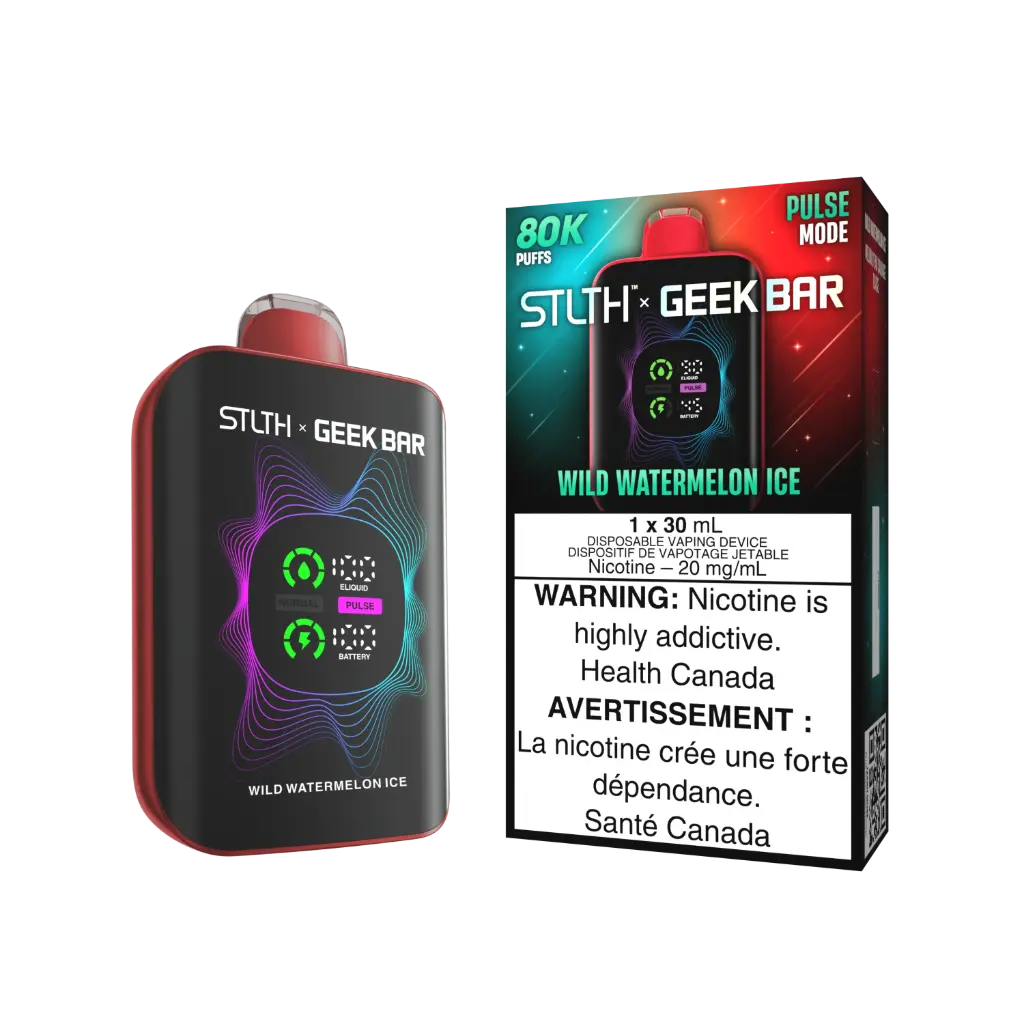 STLTH X GEEKBAR 80K (30ML) - WILD WATERMELON ICE