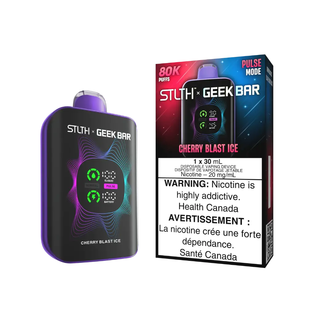 STLTH X GEEKBAR 80K (30ML) - CHERRY BLAST ICE