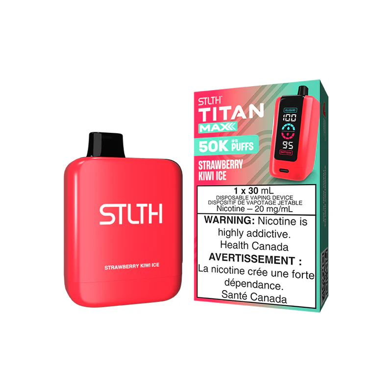 STLTH TITEN MAX 50K (30ML) - STRAWBERRY KIWI ICE