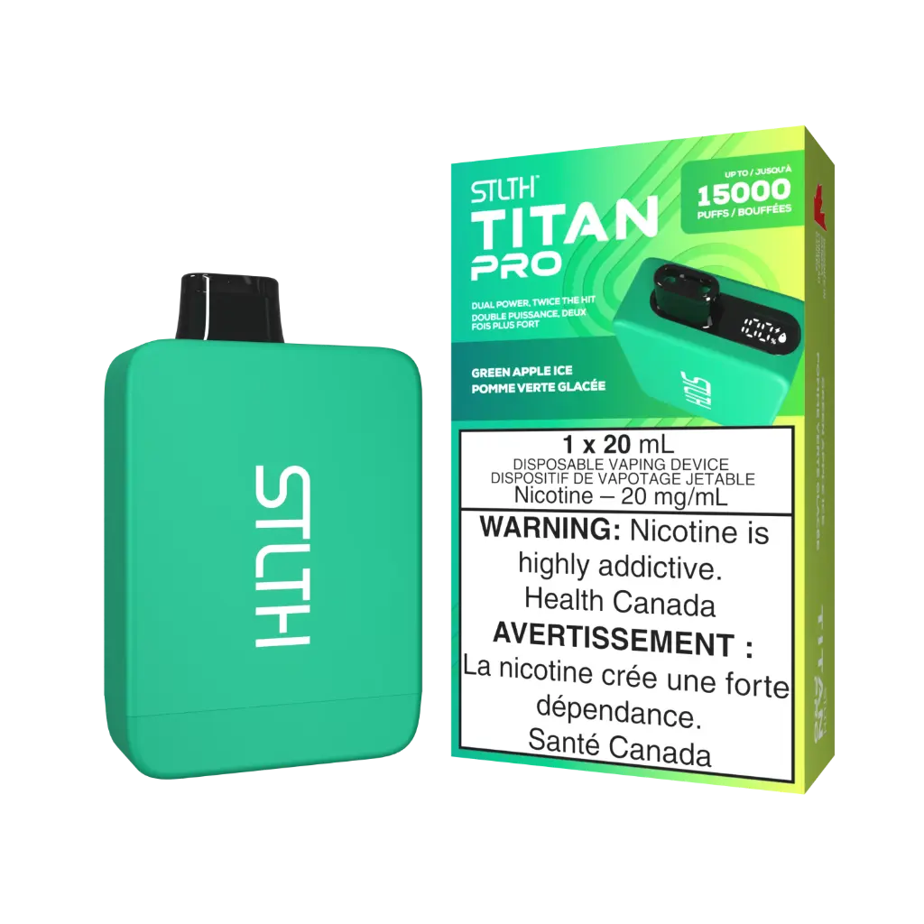 STLTH TITEN MAX 50K (30ML) - GREEN APPLE ICE