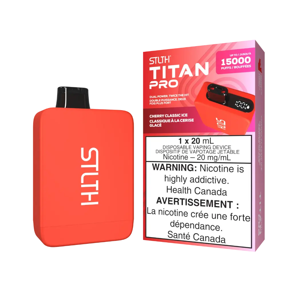 STLTH TITEN MAX 50K (30ML) - CHERRY CLASSIC ICE