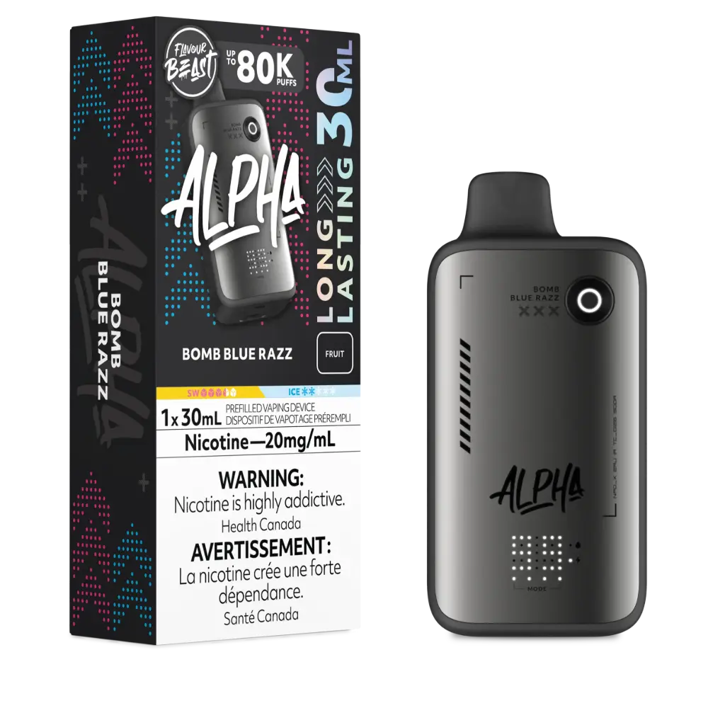 FLAVOUR BEAST ALPHA 80K (30ML) - Bomb Blue Razz