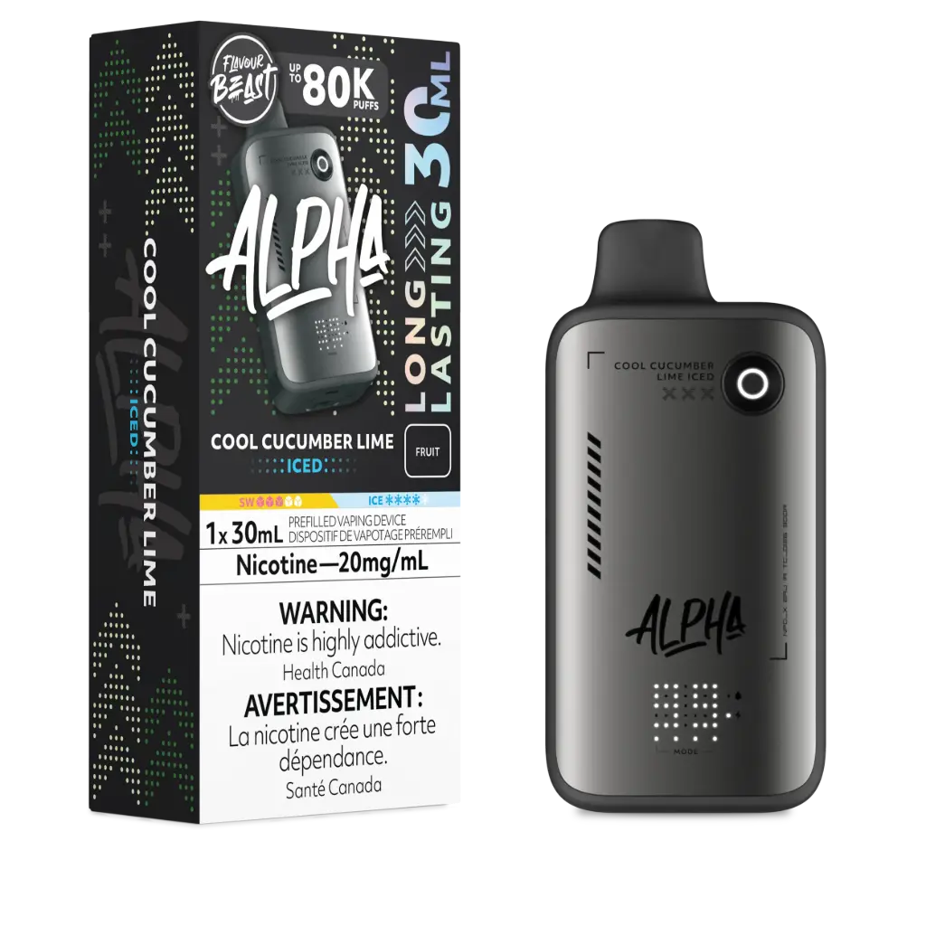 FLAVOUR BEAST ALPHA 80K (30ML) - Cool Cucumber Lime Iced