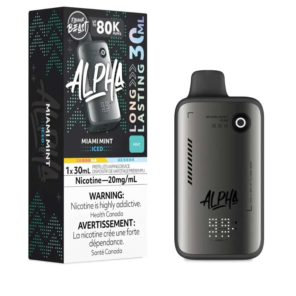 FLAVOUR BEAST ALPHA 80K (30ML) - Miami Mint Iced