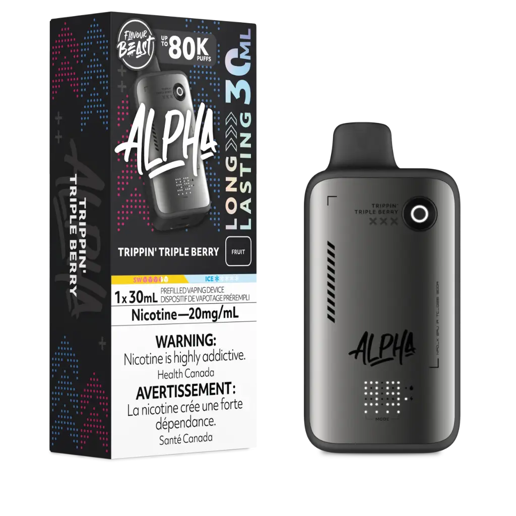 FLAVOUR BEAST ALPHA 80K (30ML) - Trippin' Triple Berry