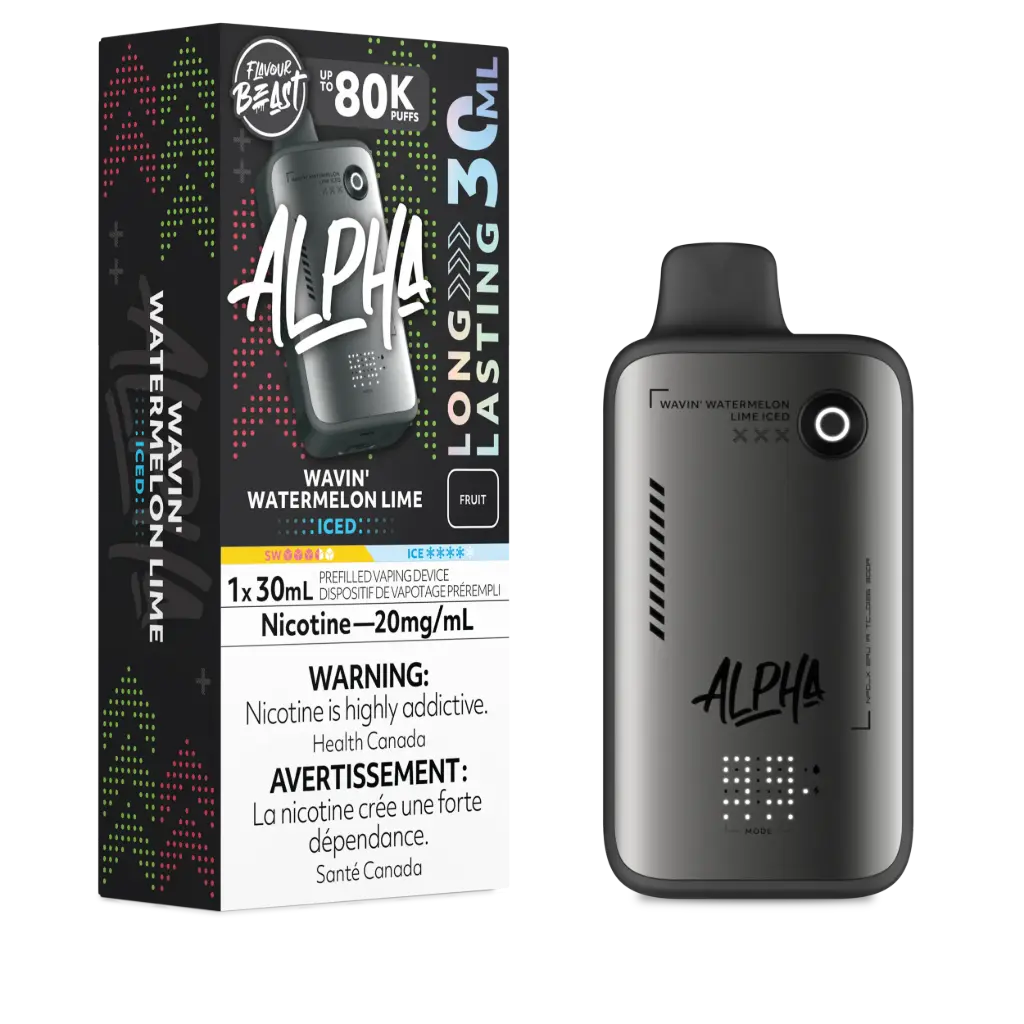 FLAVOUR BEAST ALPHA 80K (30ML) - Wavin' Watermelon Lime Iced