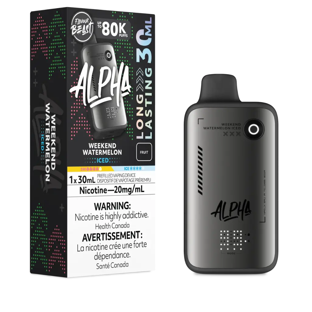 FLAVOUR BEAST ALPHA 80K (30ML) - Weekend Watermelon Iced