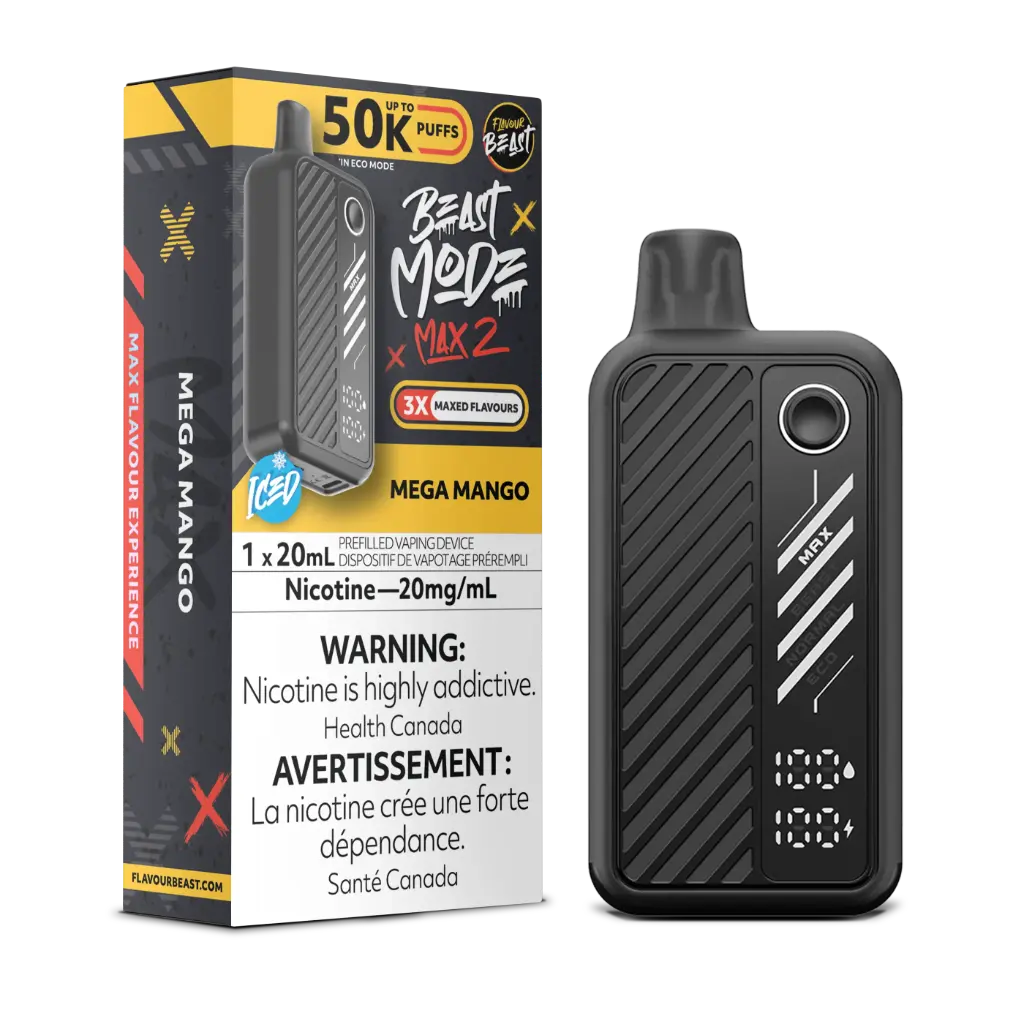 FLAVOUR BEAST BEAST MODE MAX 2 50K (20ML) - Mega Mango