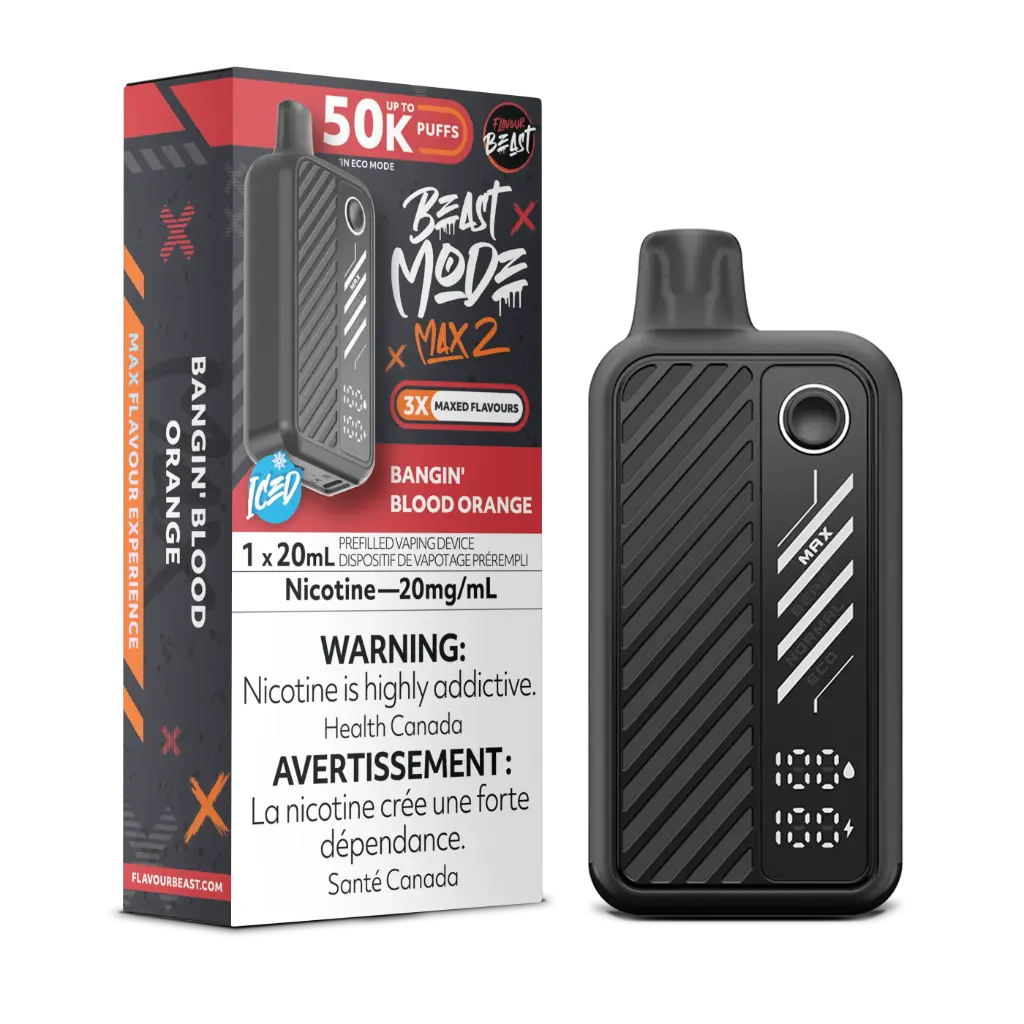 FLAVOUR BEAST BEAST MODE MAX 2 50K (20ML) - Bangin' Blood Orange