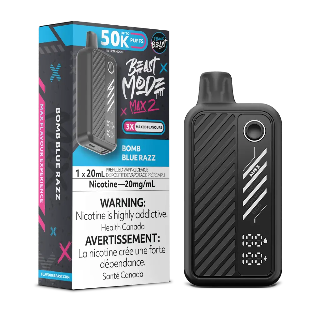 FLAVOUR BEAST BEAST MODE MAX 2 50K (20ML) - Bomb Blue Razz