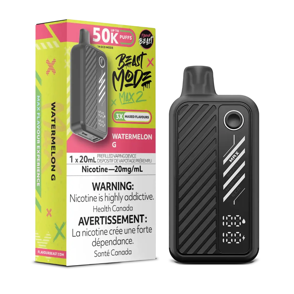 FLAVOUR BEAST BEAST MODE MAX 2 50K (20ML) - Watermelon G