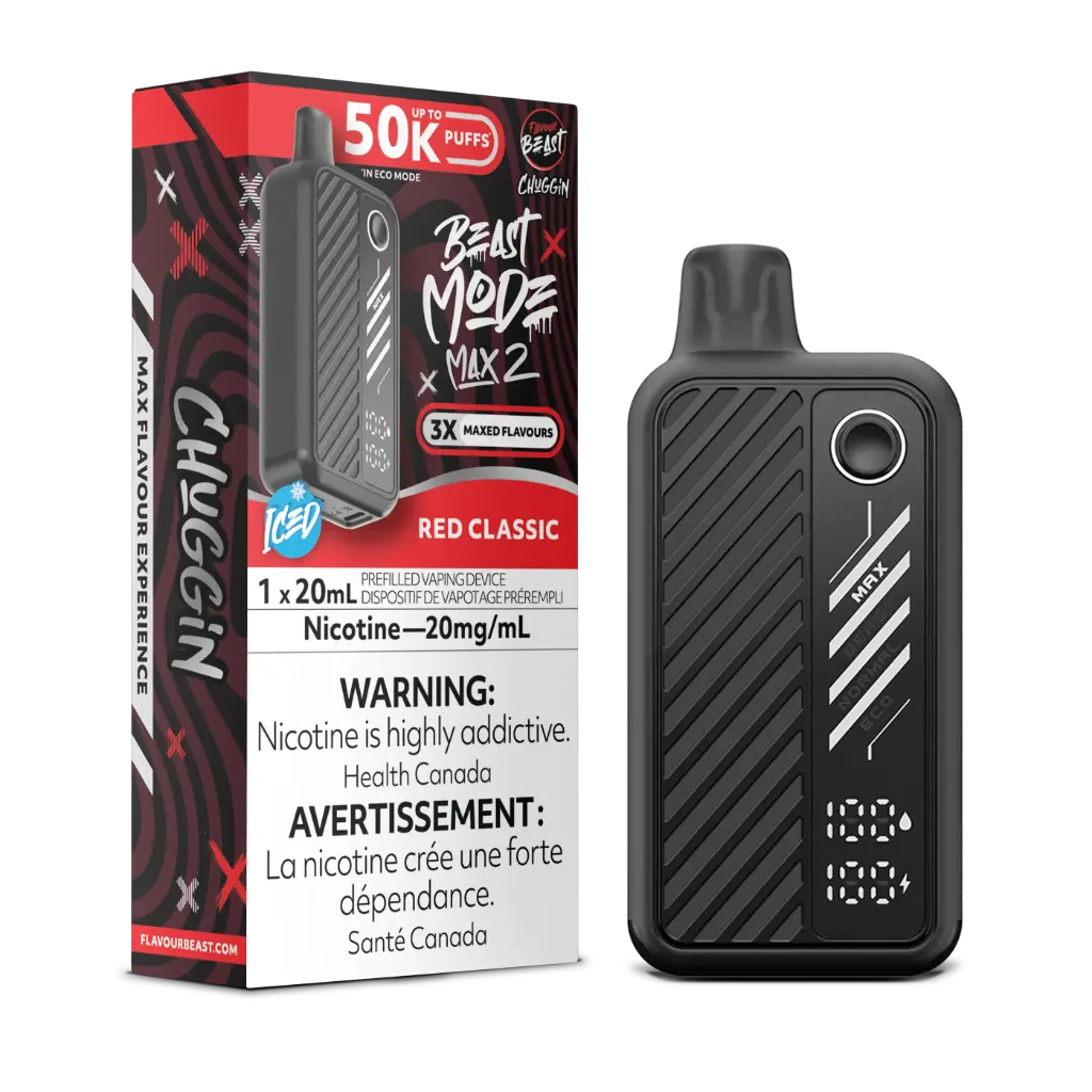 FLAVOUR BEAST BEAST MODE MAX 2 50K (20ML) - Red Classic