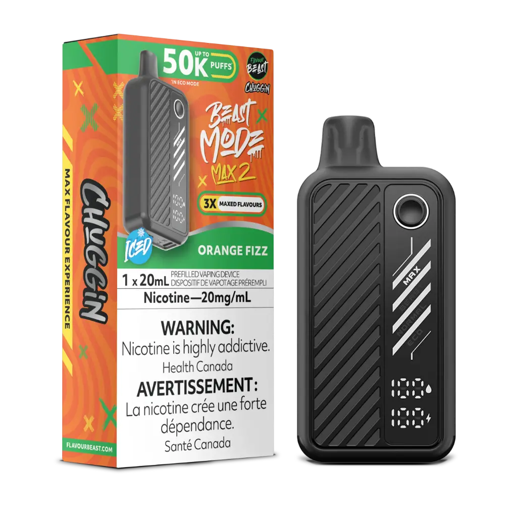 FLAVOUR BEAST BEAST MODE MAX 2 50K (20ML) - Orange Fizz