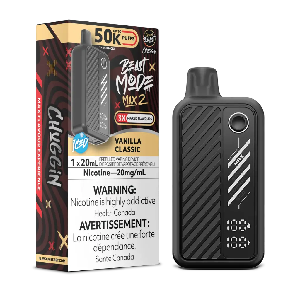 FLAVOUR BEAST BEAST MODE MAX 2 50K (20ML) - Vanilla Classic