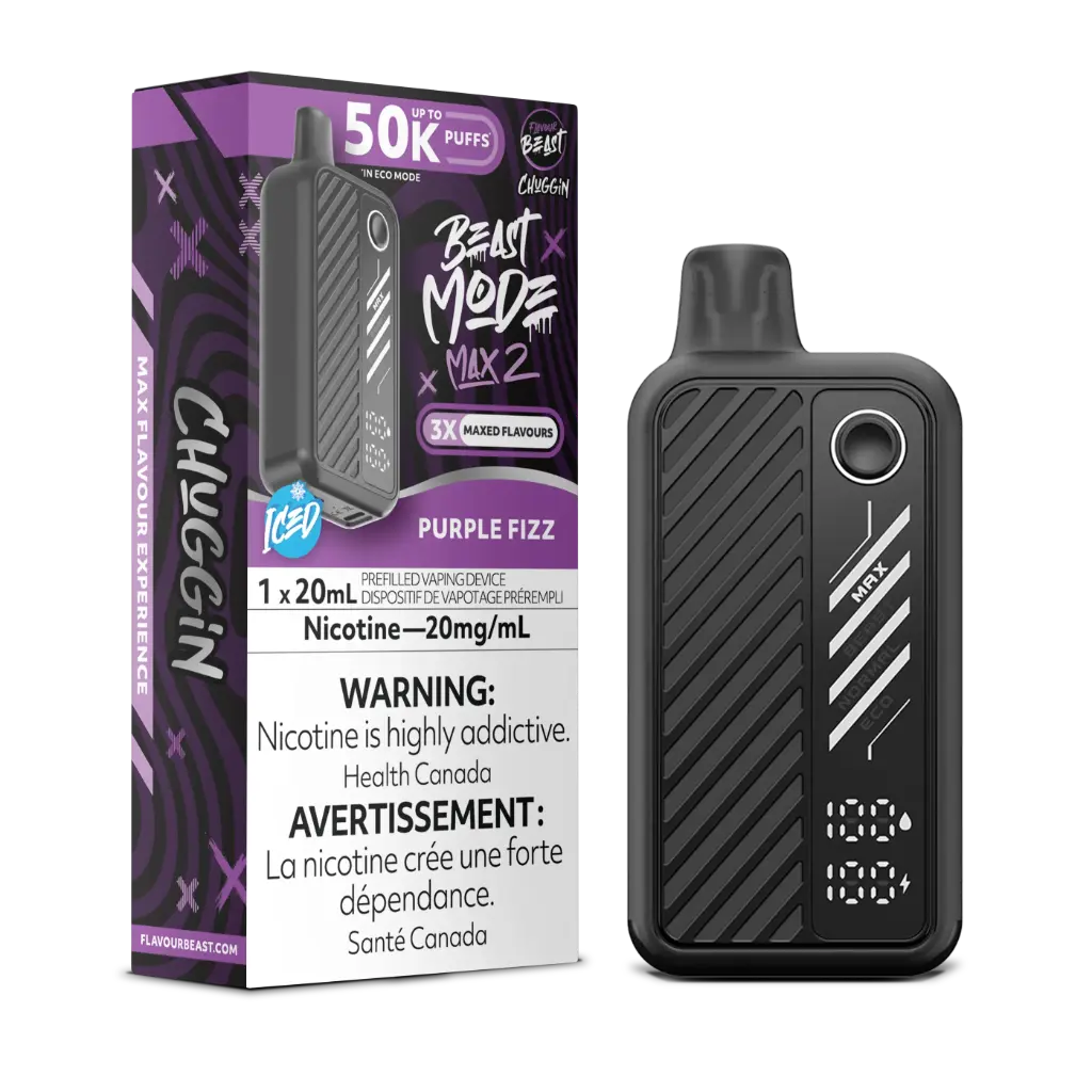 FLAVOUR BEAST BEAST MODE MAX 2 50K (20ML) - Purple Fizz