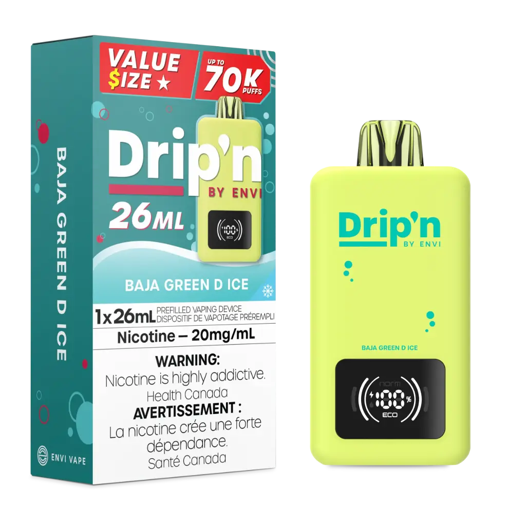 DRIP'N 70K (26ML) - Baja Green D Ice