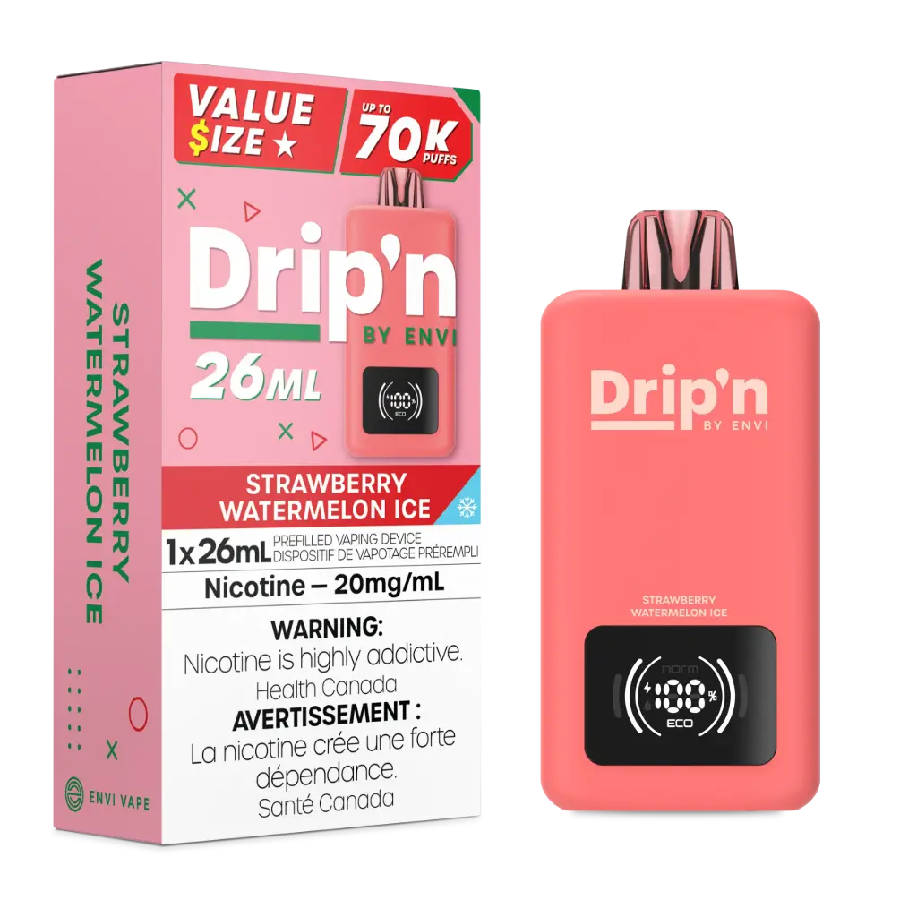 DRIP'N 70K (26ML) - Strawberry Watermelona Ice