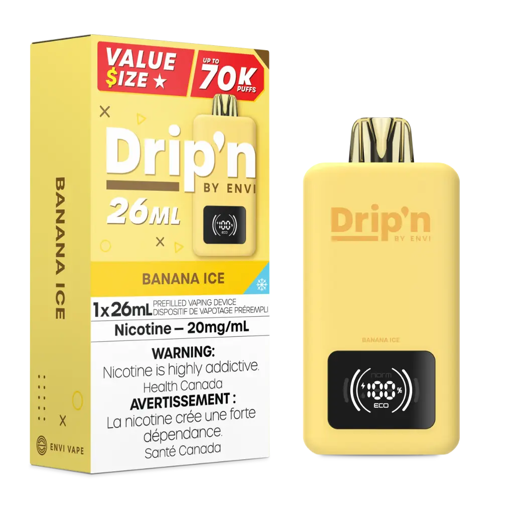 DRIP'N 70K (26ML) - Banana Ice
