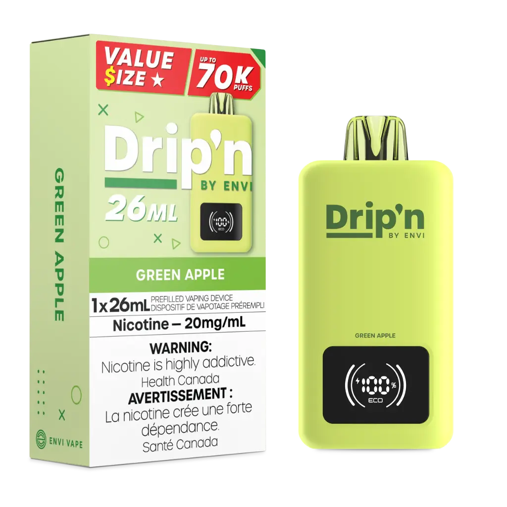 DRIP'N 70K (26ML) - Green Apple