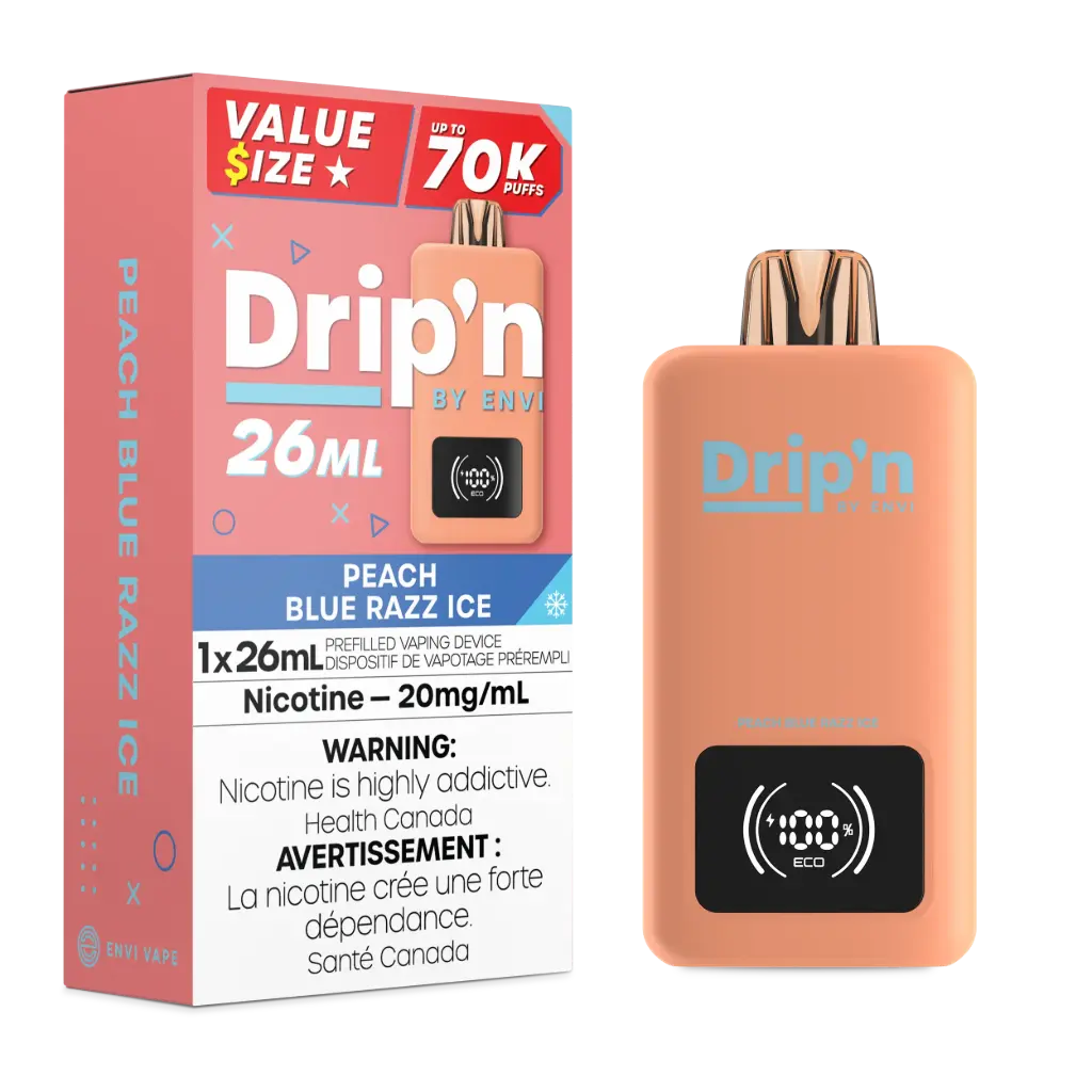 DRIP'N 70K (26ML) - Peach Blue Razz Ice