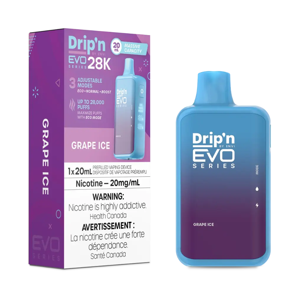 DRIP'N EVO 28K (20ML) - · Grape Ice