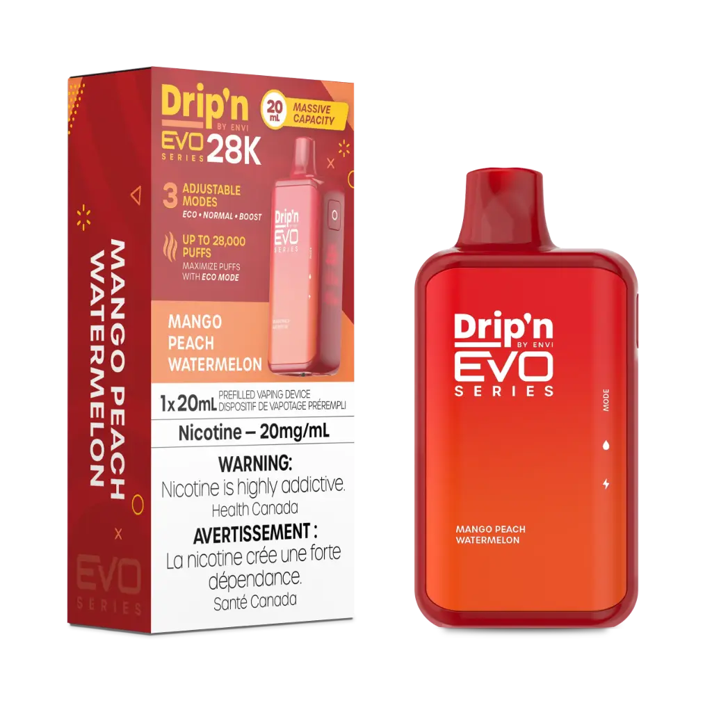 DRIP'N EVO 28K (20ML) - · Mango Peach Watermelon