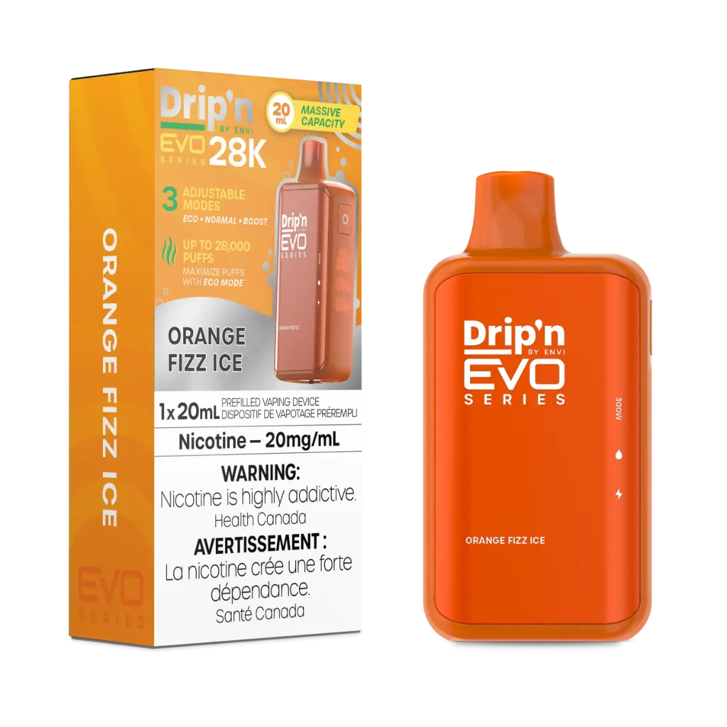 DRIP'N EVO 28K (20ML) - · Orange Fizz Ice