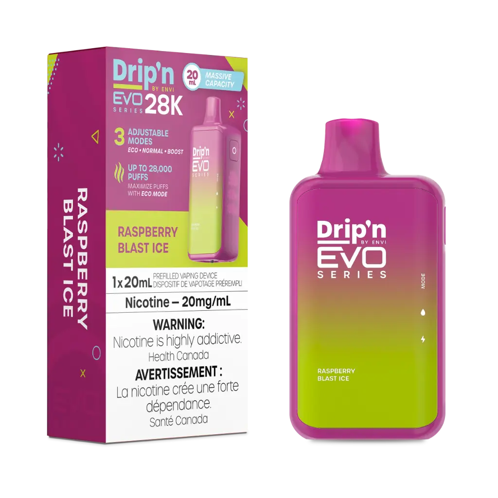 DRIP'N EVO 28K (20ML) - Raspberry Blast lce