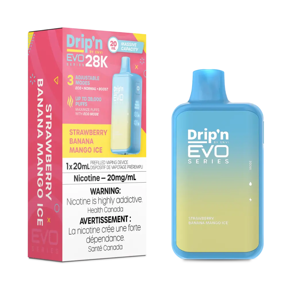 DRIP'N EVO 28K (20ML) - Strawberry Mango Banana Ice