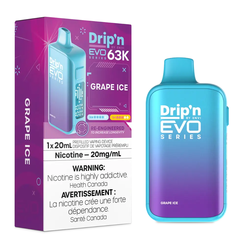 DRIP'N EVO 63K (20ML) - Grape Ice