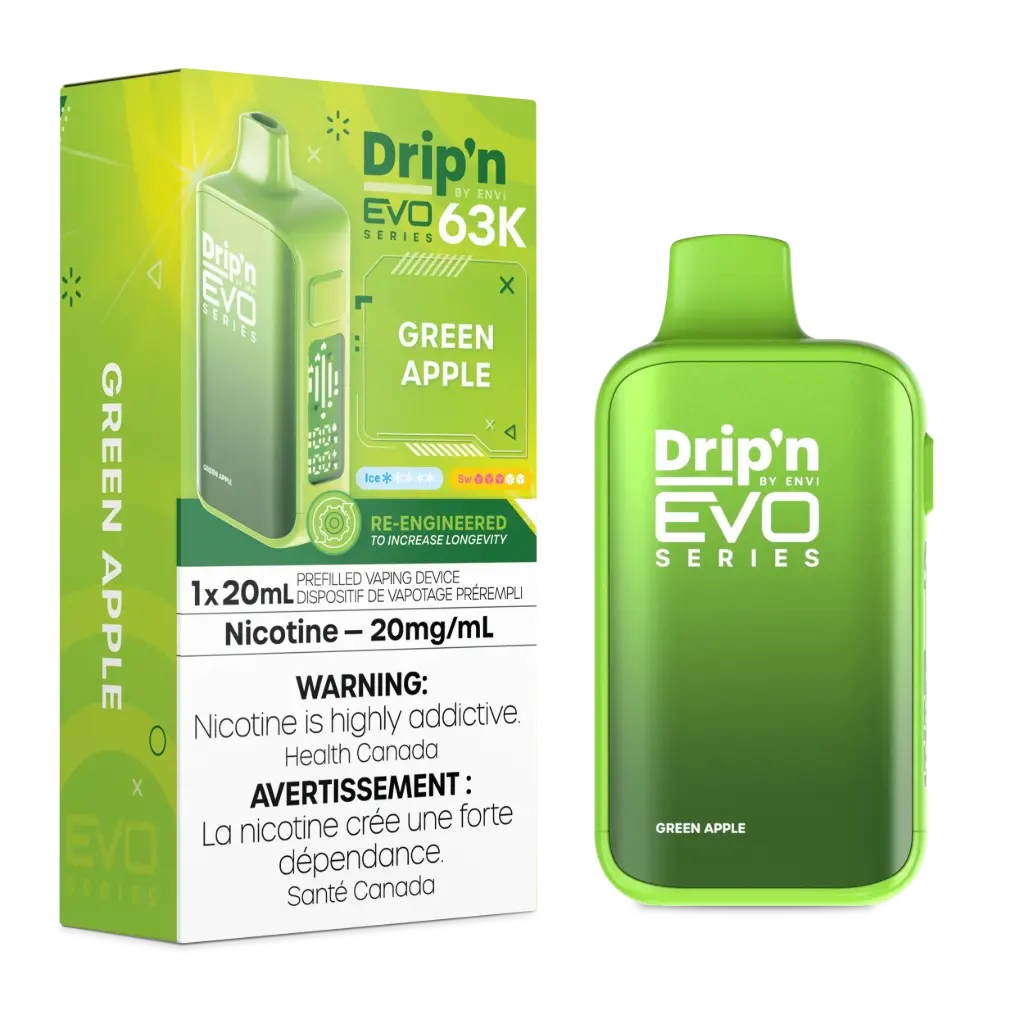 DRIP'N EVO 63K (20ML) - Green Apple
