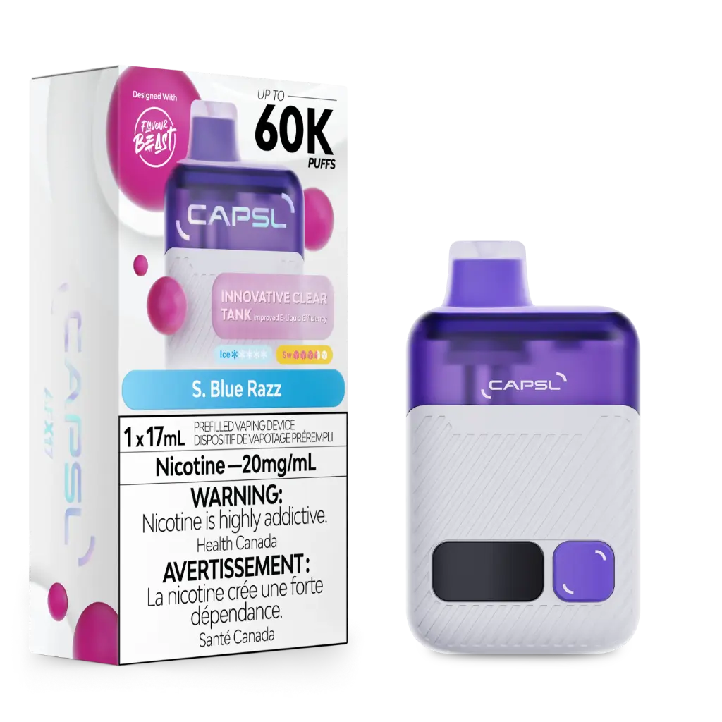 CAPSL 60K (17ML) - BS. Blue Razz