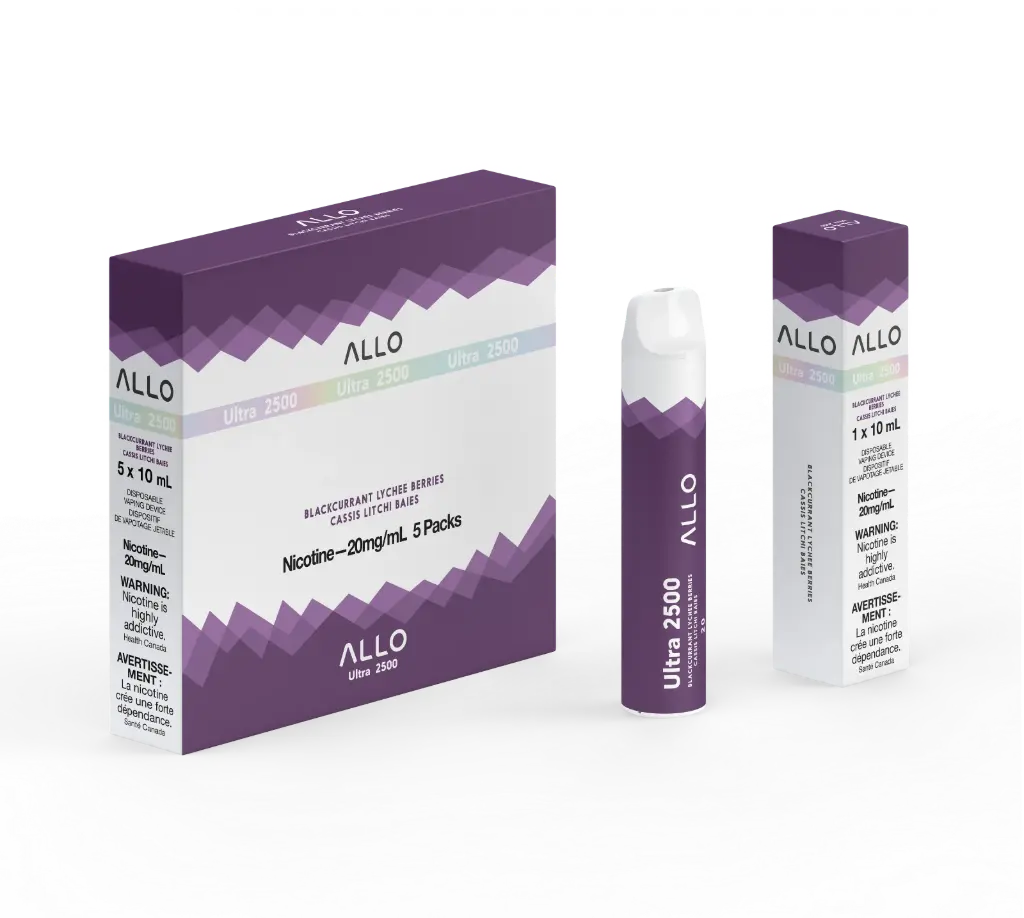 ALLO ULTRA 2500 (8ML) - Blackcurrant Lychee Berries