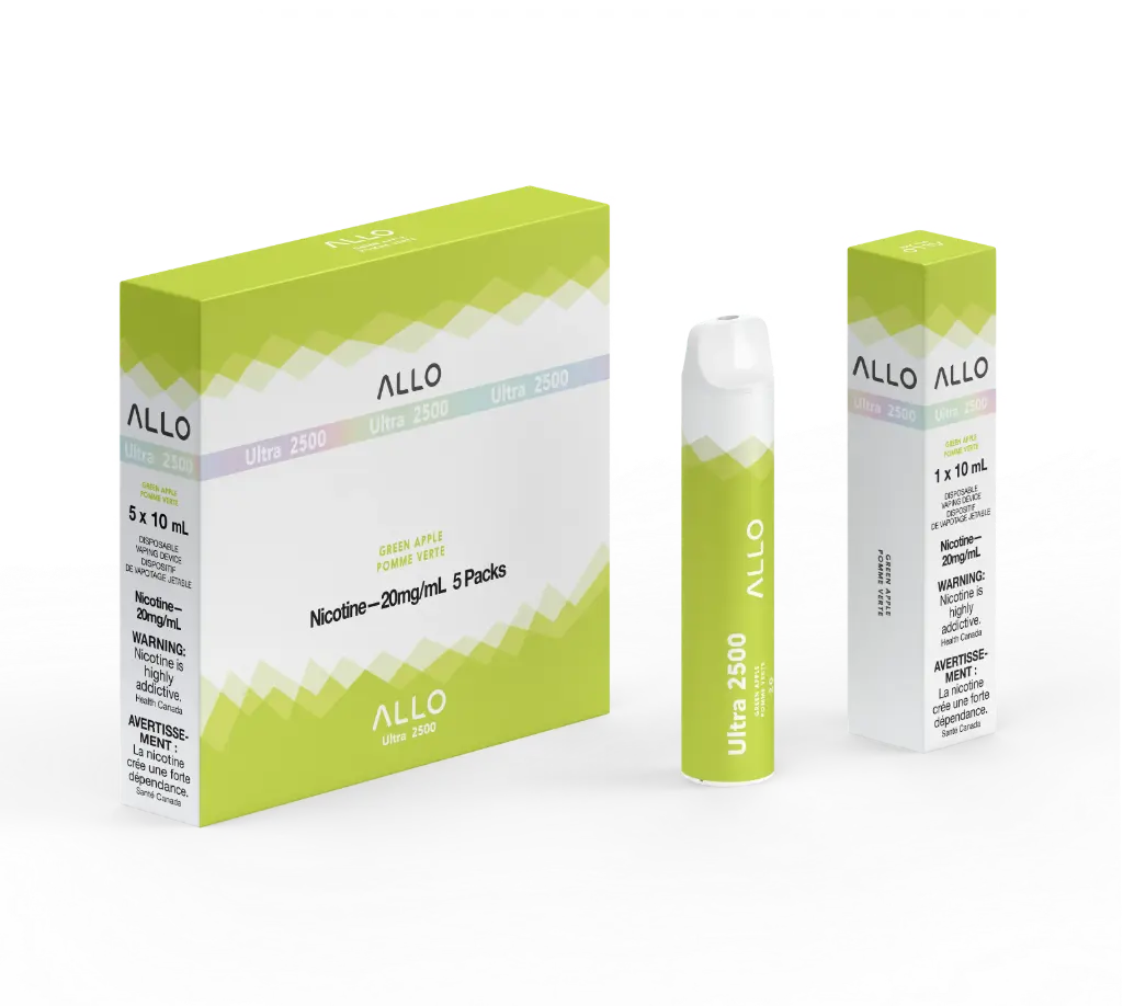ALLO ULTRA 2500 (8ML) - Green Apple