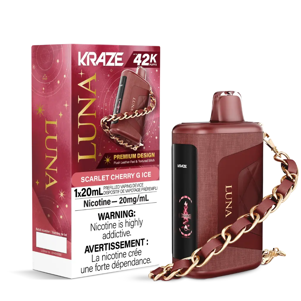 KRAZE LUNA 42K (20ML) - Scarlet Cherry G Ice