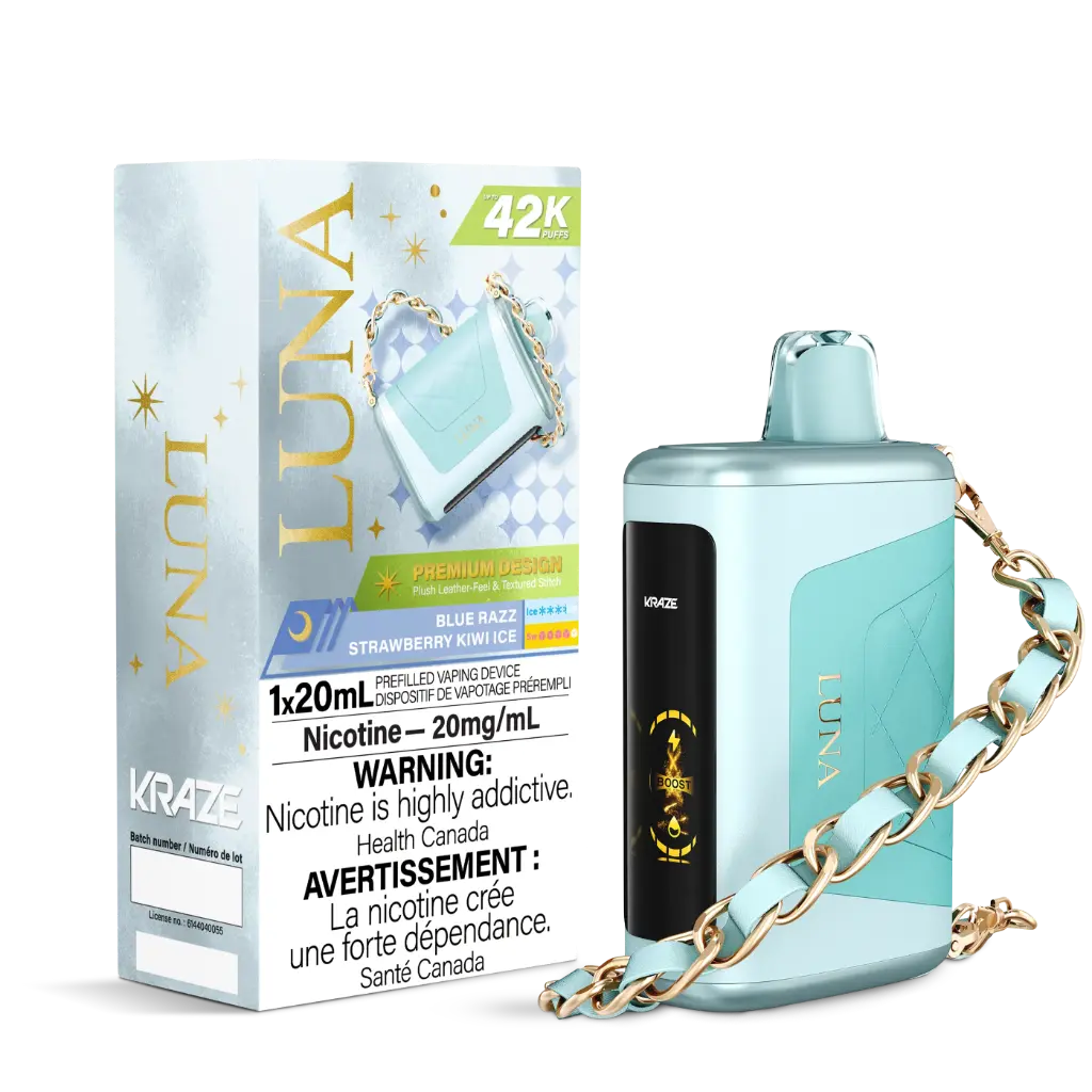 KRAZE LUNA 42K (20ML) - Blue Razz Strawberry Kiwi Ice