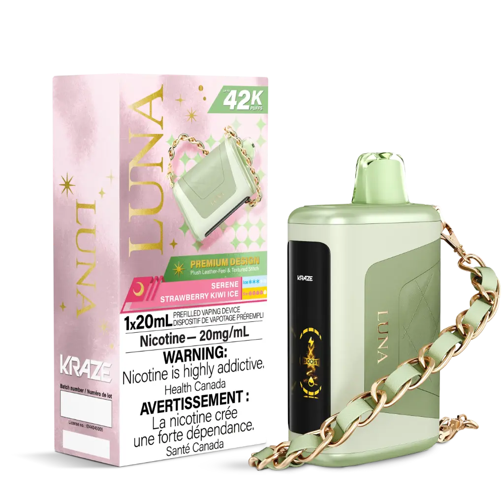 KRAZE LUNA 42K (20ML) - Serene Strawberry Kiwi Ice