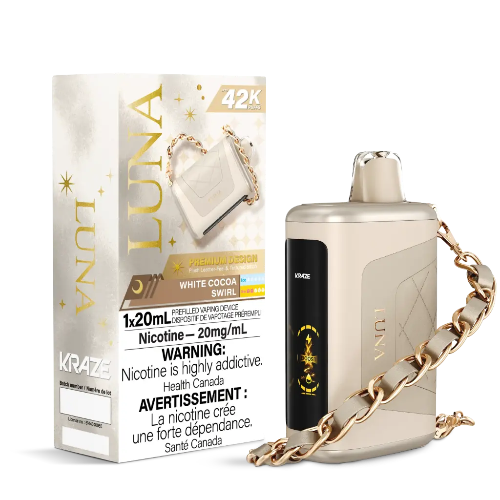 KRAZE LUNA 42K (20ML) - White Cocoa Swirl