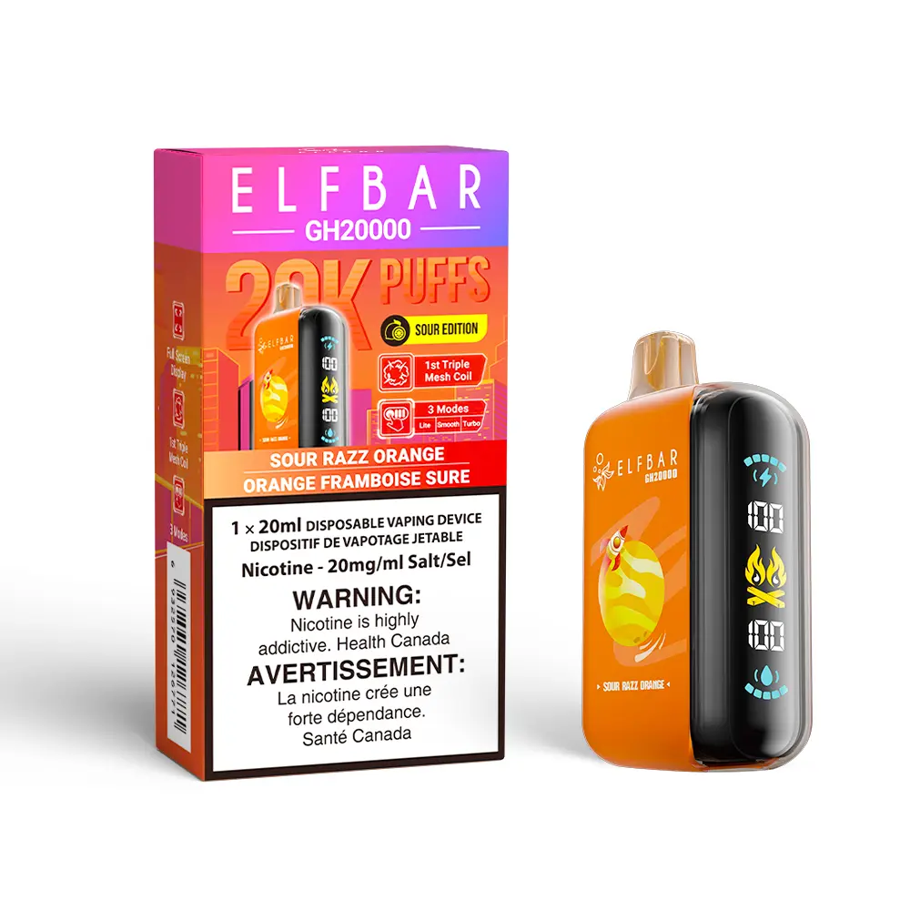 ELFBAR GH20K (20ML) - SOUR RAZZ ORANGE