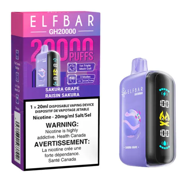 ELFBAR GH20K (20ML) - SAKURA GRAPE