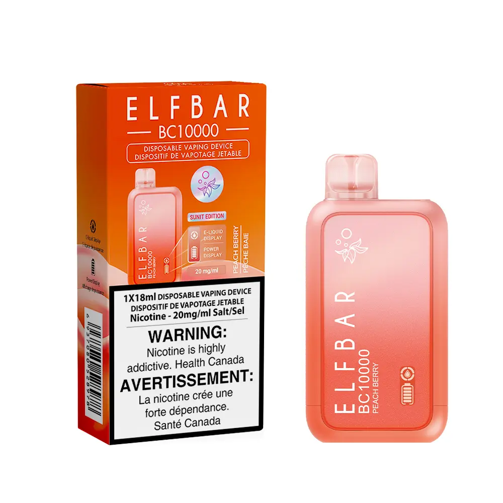 ELFBAR BC10K (16ML) - PEACH BERRY
