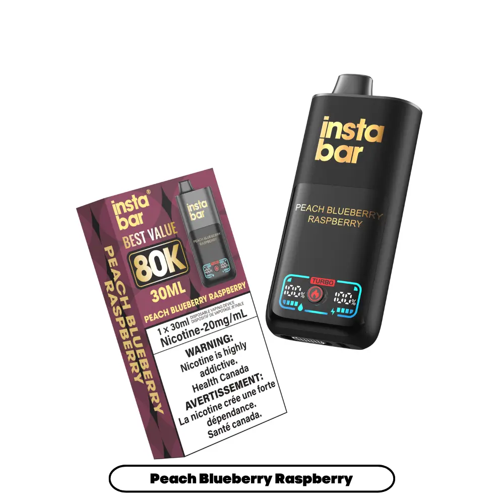 INSTABAR 80K (30ML) - Peach Blueberry Raspberry