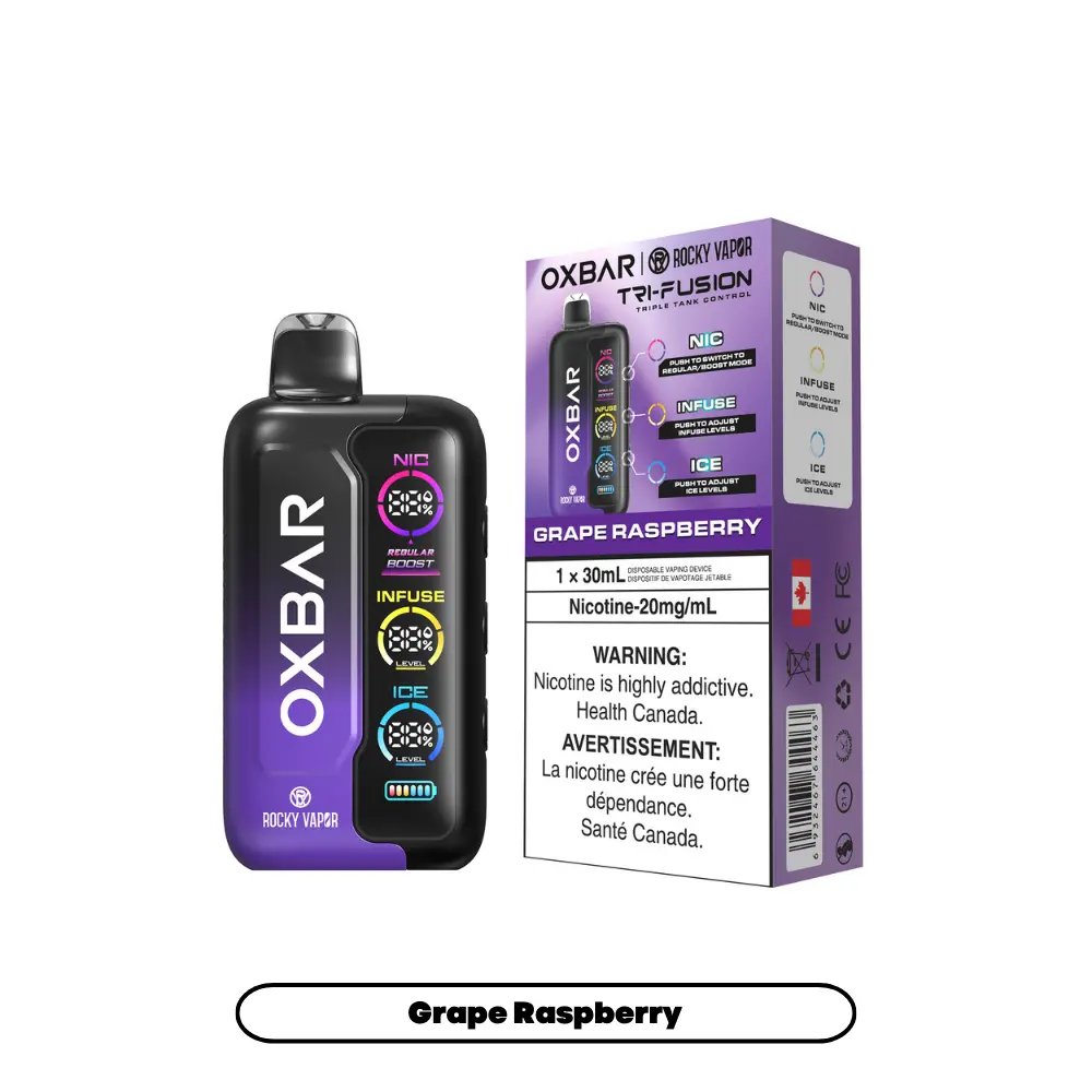 OXBAR TRI-FUSION (30ML) - Grape Raspberry