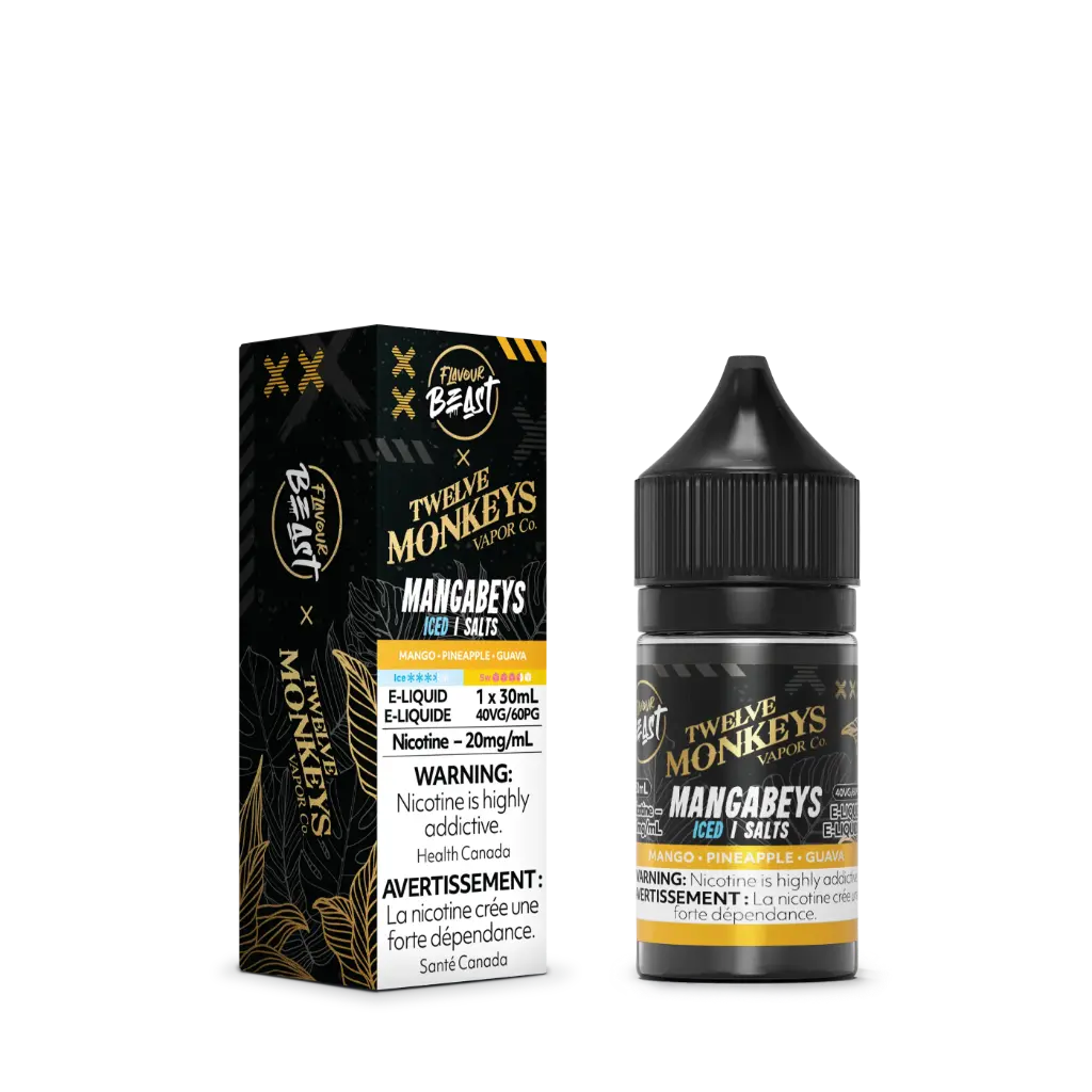 Flavour Beast x Twelve Monkey E-Liquid- 30ML - Mangabeys (Iced)