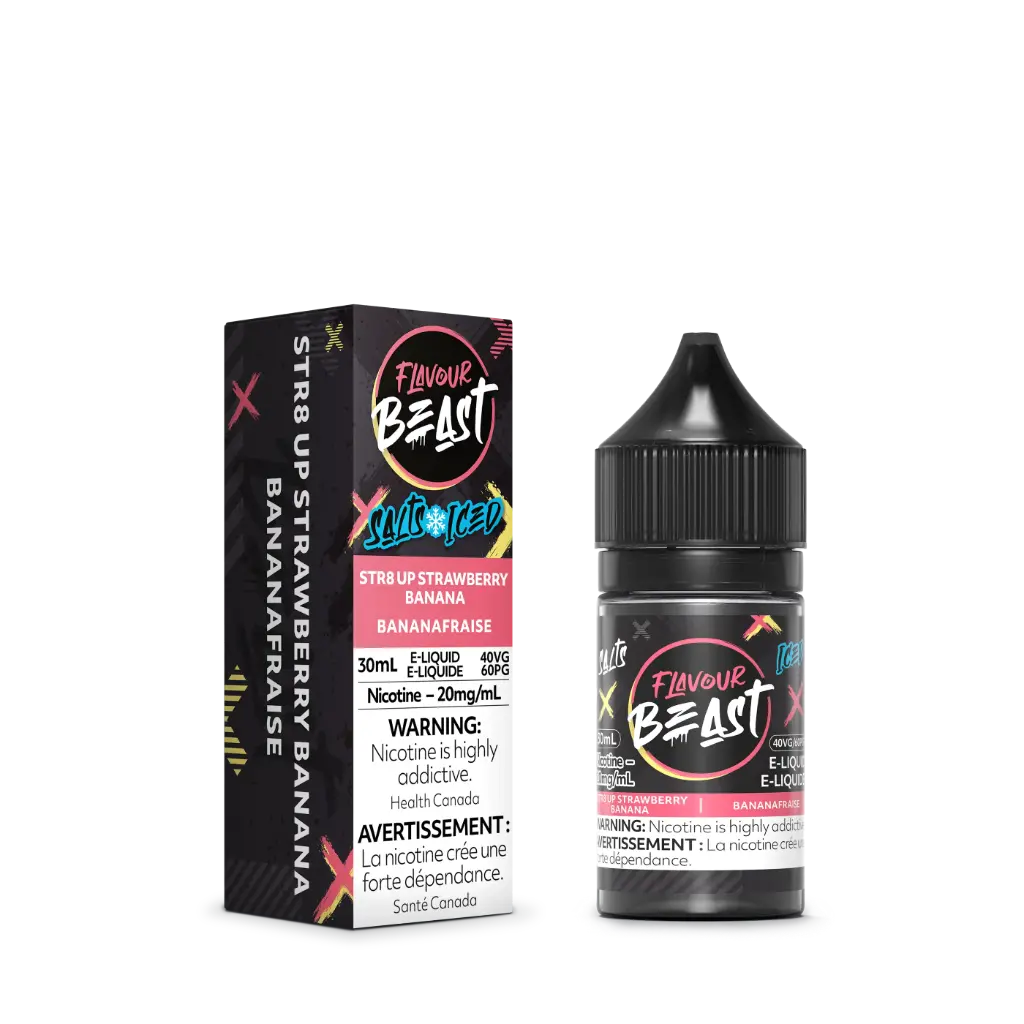 Flavour Beast E-Liquid- 30ML - · STR8 UP Strawberry Banana