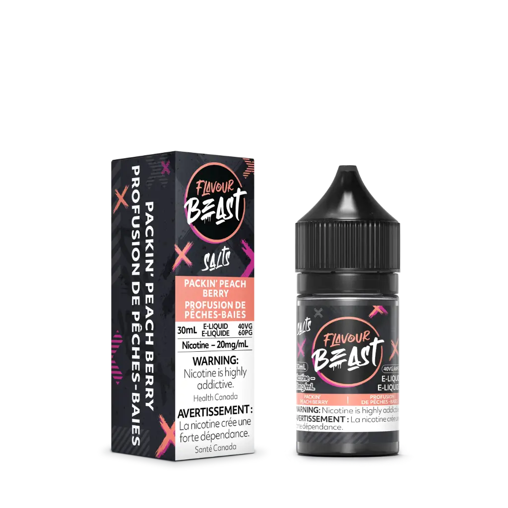 Flavour Beast E-Liquid- 30ML - · Packin' Peach Berry