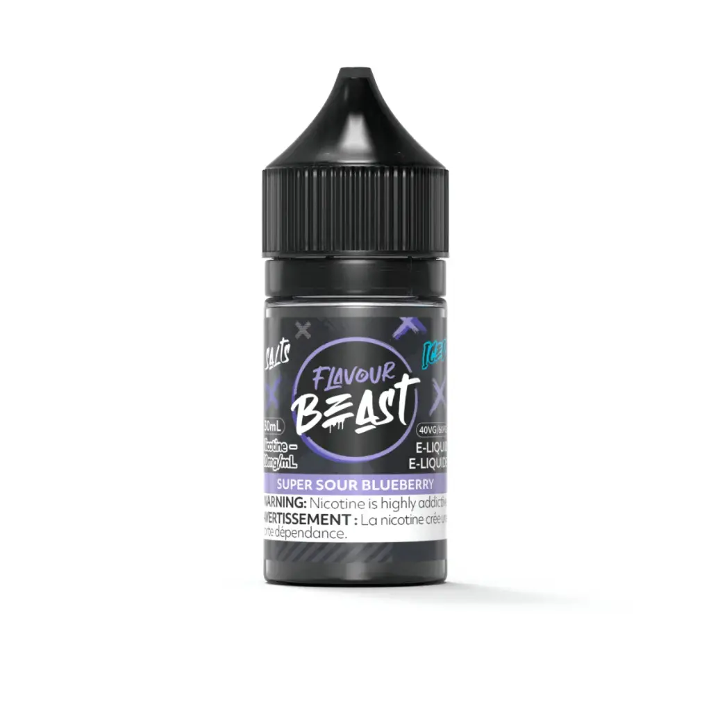 Flavour Beast E-Liquid- 30ML - · Super Sour Blueberry