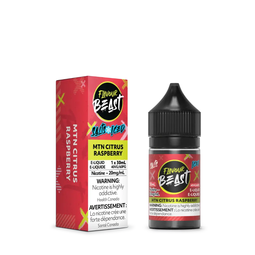 Flavour Beast E-Liquid- 30ML - MTN Citrus Raspberry Iced