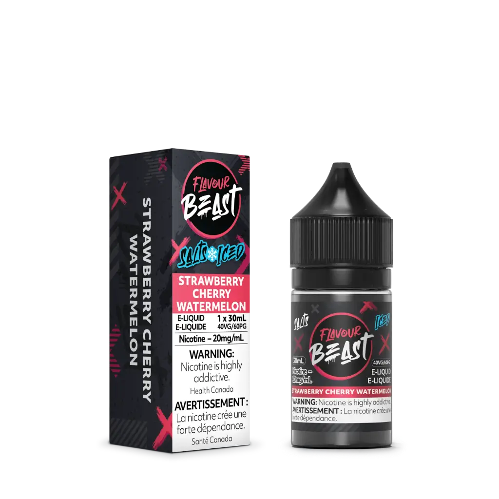 Flavour Beast E-Liquid- 30ML - Strawberry Cherry Watermelon Iced